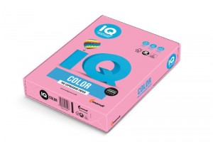 IQ Color kopírovací papír A4 - 160g/m2 - růžová - PI25
