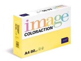 Kancelářský papír Image Coloraction A4 - 80g/m2 - 500 archů - světle žlutá