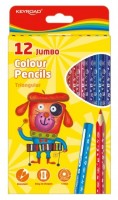 Trojhranné pastelky KEYROAD Jumbo - 12 ks - A708