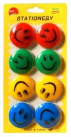 Dekorační magnety - Smile - 8 ks - PK19-27
