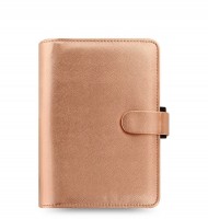 Diář Filofax Saffiano Metallic - osobní - Rose Gold - 022573