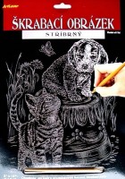 Škrabací obrázek - stříbrný - SCS-EP-100