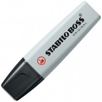 Zvýrazňovač STABILO BOSS ORIGINAL Pastel - 1 ks - šedivá 70/194