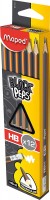 Tužka Maped Black´Peps s pryží 12 ks - tvrdost HB - 51721