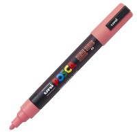 Akrylový popisovač Posca PC-5M - 1,8–2,5 mm - korálově růžová (66)