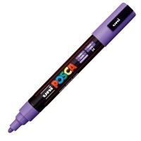 Akrylový popisovač Posca PC-5M - 1,8–2,5 mm - lila (34)