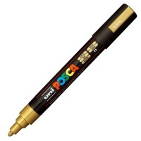 Akrylový popisovač Posca PC-5M - 1,8–2,5 mm - zlatá (25)