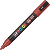 Akrylový popisovač Posca PC-5M - 1,8–2,5 mm - rubínová (56)