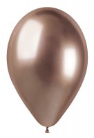 Nafukovací balónky SHINY - rosegold - 33 cm - 50 ks - GB120 96