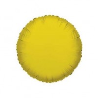 Balónek fóliový 45 cm - kruh - zlatý - K17424-18S
