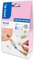 Kreativní set Pilot - Pintor - 4x akrylový popisovač - Přívěsky na klíče - 4077/S4