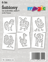 Šablony Magic - sada Y - Farma - 6 ks 8034