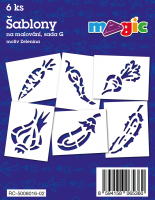 Šablony Magic - sada G - Zelenina - 6 ks - 8016