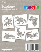 Šablony Magic - sada W - ZOO - 6 ks - 8032