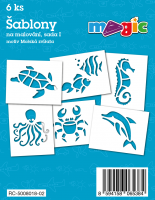 Šablony Magic - sada I - Mořská zvířata - 6 ks - 8018