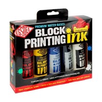 Barvy na linoryt - sada 5 ks - 5 x 100 ml