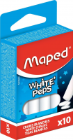 Křídy MAPED White'Peps - bílé - 10 ks - 0087/9593500