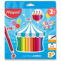 Pastelky Maped - Color'Peps Jumbo - trojhranné - 18 ks - 0086/9834012