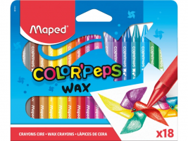 Voskovky Maped - Color´Peps Wax - trojhranné - 18 barev - 0085/9861012