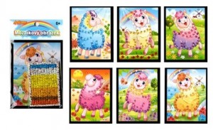 Mini mozaikový obrázek - Lama - MSA-AS005
