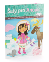 Kniha samolepek - Šaty pro Anouk - K-4933