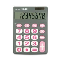 Kalkulačka Milan - šedá - 8místná - 151708