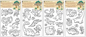 Předlohy s vyvýšenou konturou - Dino - 1534