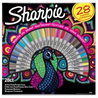 Permanentní popisovače SHARPIE Peacock - 28 ks - 0074/2058158