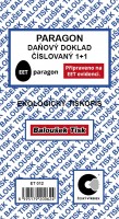 Paragon daňový doklad číslovaný 1+1 ET 012