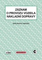 Záznam o provozu vozidla nákladní dopravy - ET 210