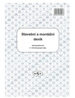 Stavební deník velký 3x50 propisovací - mSk 403