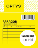 Obchodní paragon propisovací - OP 1100