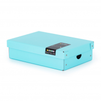 Krabice lamino malá - PASTELINi modrá - 35,5 x 24 x 9 cm - 7-02021