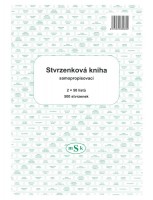 Stvrzenková kniha A4 NCR - mSk 89