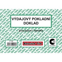 Výdajový pokladní doklad A6 - ET 040