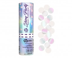 Vystřelovací konfety Shiny Party - různobarevná kolečka - 407044
