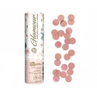 Vystřelovací konfety - Glamour - růžová kolečka - 407067