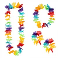 Havajská sada - věnec, náramky a čelenka - ZHL 52416