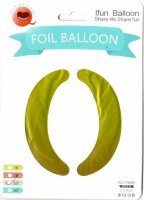 Balónek fóliový 80 cm - číslice 0 - duhový - 24227