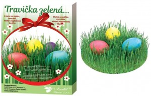 Sada k dekorování vajíček - travička zelená - 7711