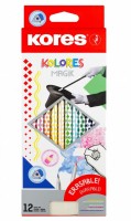 Trojhranné pastelky Kores KOLORES Magik - 12 ks - 93315
