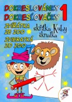 Omalovánky LUX A5 - Dokreslovánky skřítka Kuby 1 - Zvířátka ze ZOO - 3197
