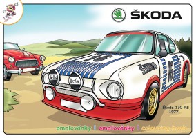 Omalovánky A5 - Škoda - 1995