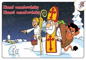Omalovánky - zimní - 2212