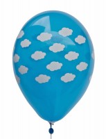 Balónky nafukovací - potisk mraky - 5 ks - P5GS110