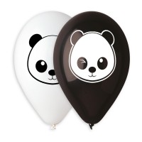 Balónky nafukovací - potisk panda - 5 ks - P5GS110