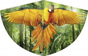 Létající drak - Papoušek - 75 x 48 cm - 1179