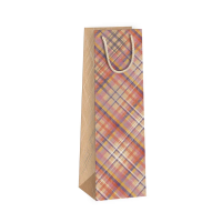 Dárková taška na víno NATUR - 11 x 36 cm - 0734-0122