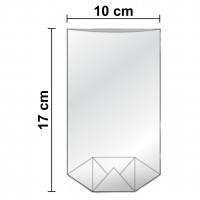 Tatrafánový sáček s křížovým dnem - 100 x 170 mm - 100 ks