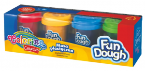 Modelovací hmota Colorino - Fun Dough - 4 ks